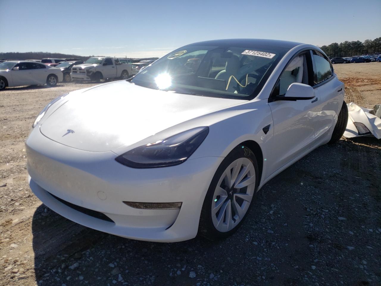 Photo 2 from auction – 2021 TESLA MODEL 3 with VIN 5YJ3E1EAXMF085894
