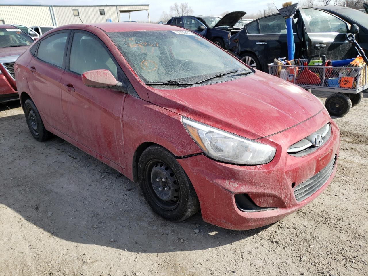 HYUNDAI ACCENT SE 2017 with VIN KMHCT4AE6HU306707 - Photo from auction