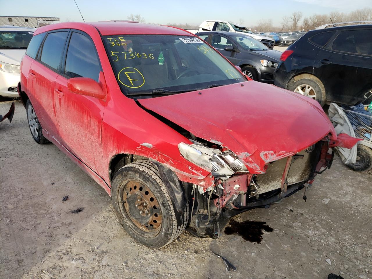 TOYOTA MATRIX 2006 with VIN 2T1KR32E76C573436 - Photo from auction