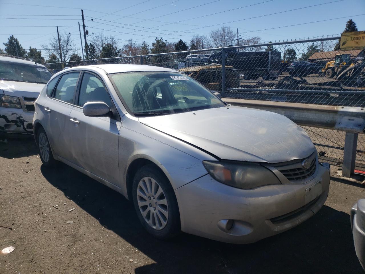 SUBARU IMPREZA 2. 2008 with VIN JF1GH61668H836038 - Photo from auction