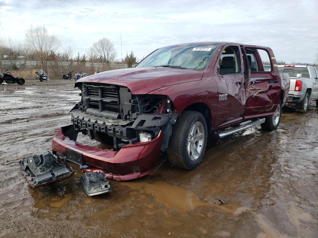 Photo 2 from auction – 2017 RAM 1500 ST with VIN 1C6RR7KG3HS596468