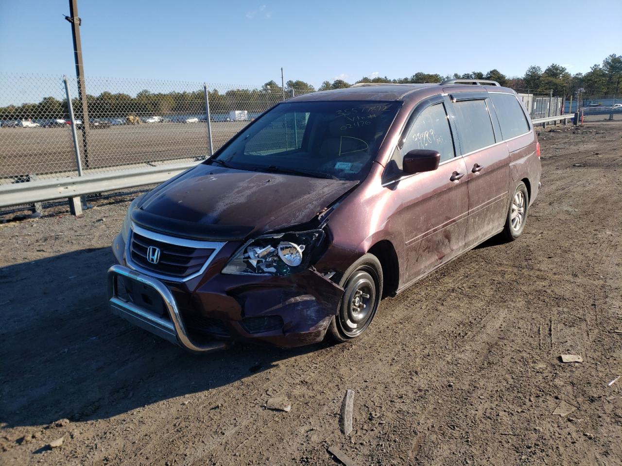 Photo 2 from auction – 2010 HONDA ODYSSEY EX with VIN 5FNRL3H72AB021176