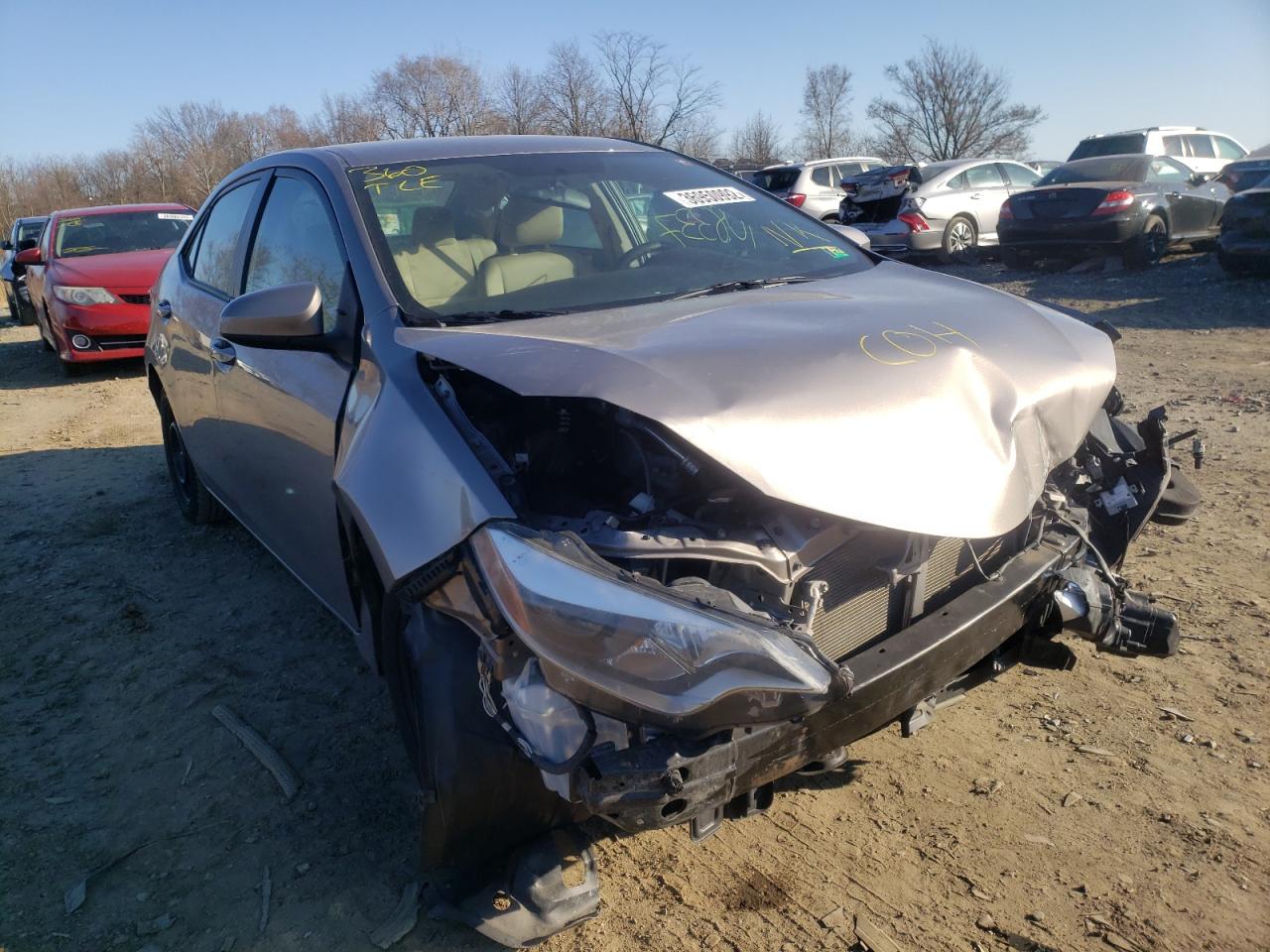 Photo 1 from auction – 2016 TOYOTA COROLLA L with VIN 2T1BURHE9GC564179