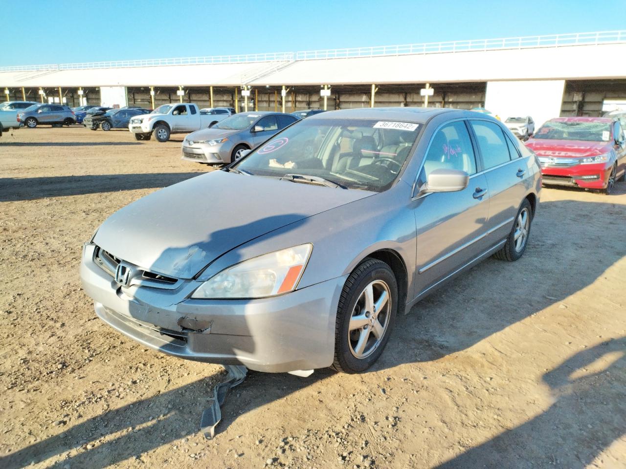 Photo 2 from auction – 2004 HONDA ACCORD EX with VIN JHMCM56804C017069