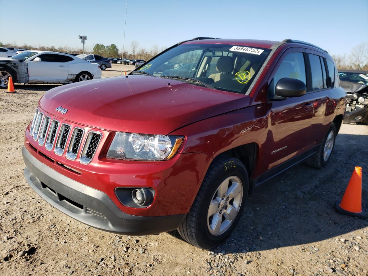 Photo 2 from auction – 2014 JEEP COMPASS SP with VIN 1C4NJCBA6ED881555