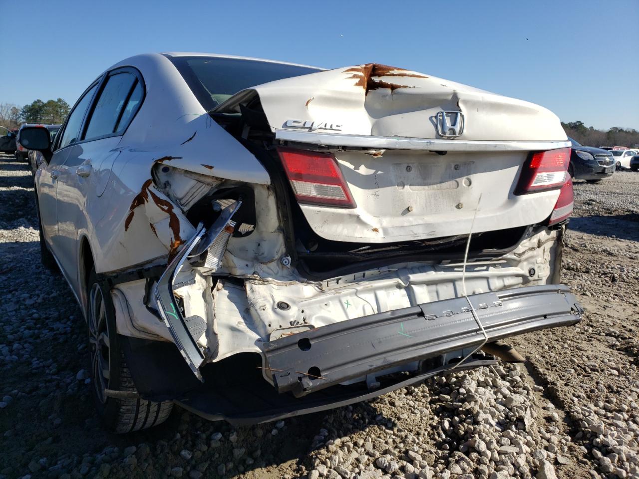 Photo 9 from auction – 2013 HONDA CIVIC LX with VIN 2HGFB2F56DH603637