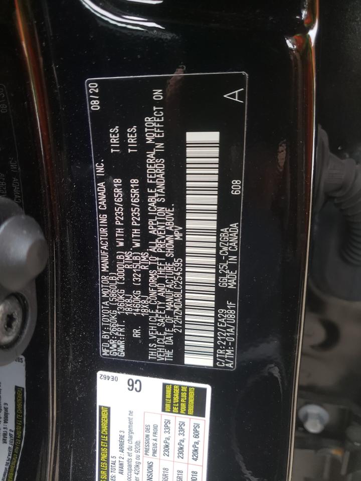 Zdjęcie 10 z aukcji – 2020 LEXUS RX 350 z VIN 2T2HZMDA8LC254595