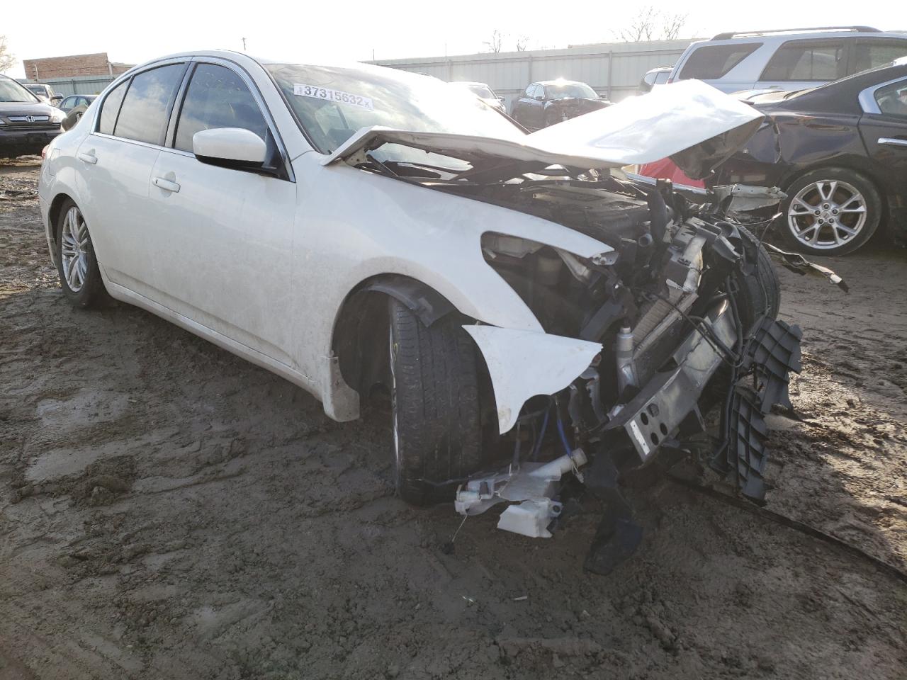 INFINITI G37 2010 with VIN JN1CV6AR6AM459982 - Photo from auction