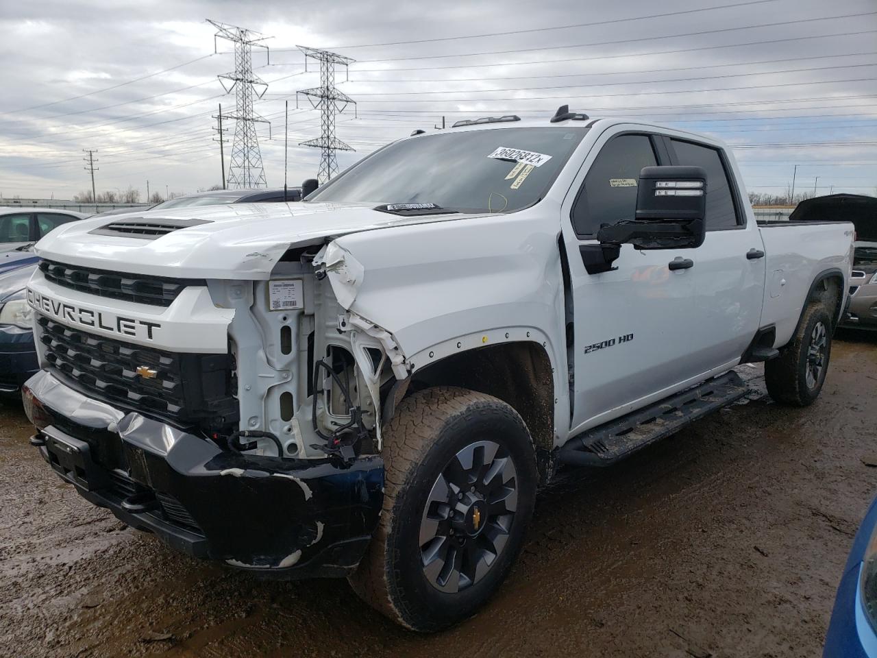 Photo 2 from auction – 2021 CHEVROLET SILVERADO with VIN 1GC4YMEY4MF283571