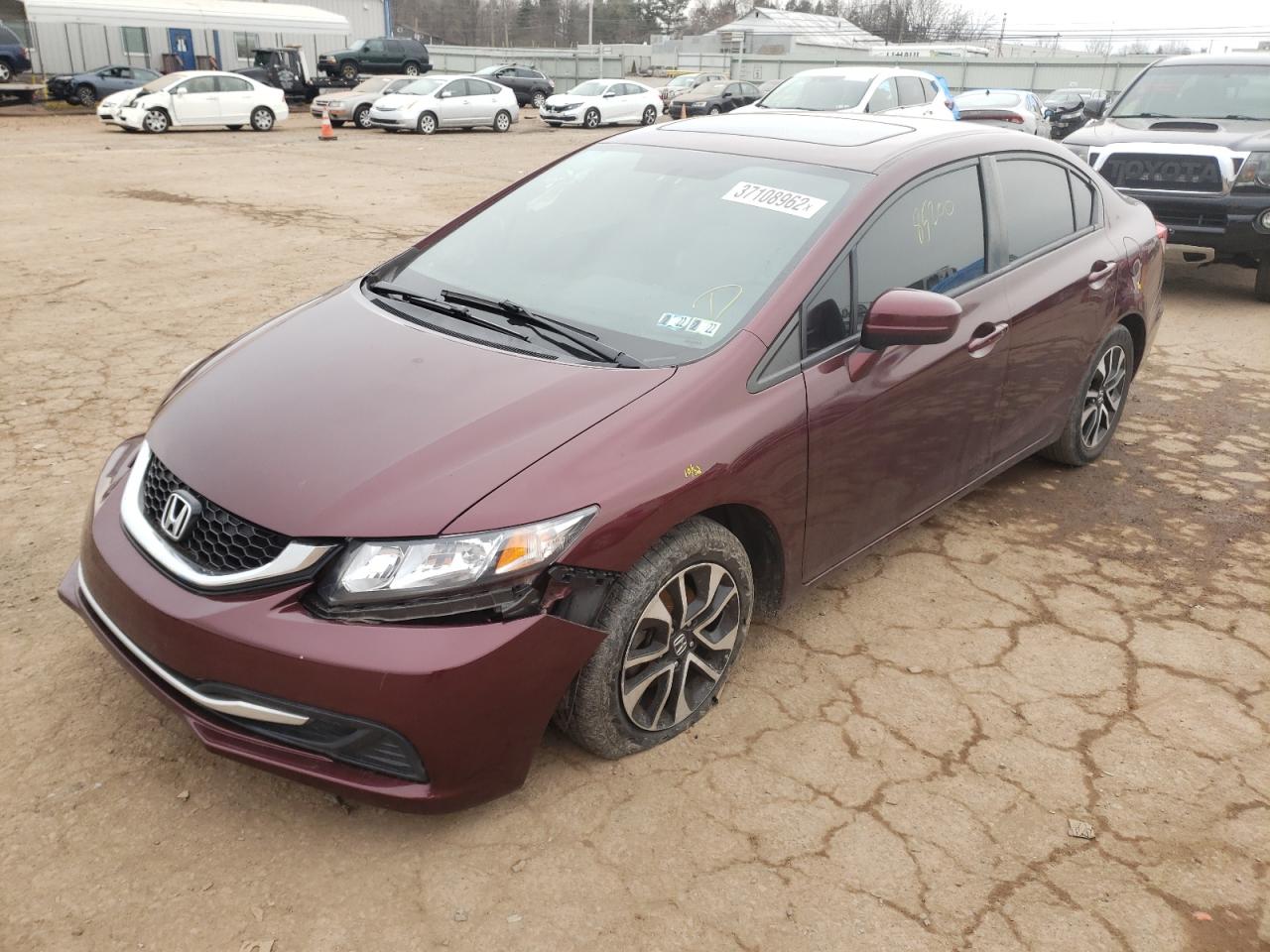 Photo 2 from auction – 2015 HONDA CIVIC EX with VIN 19XFB2F81FE211303