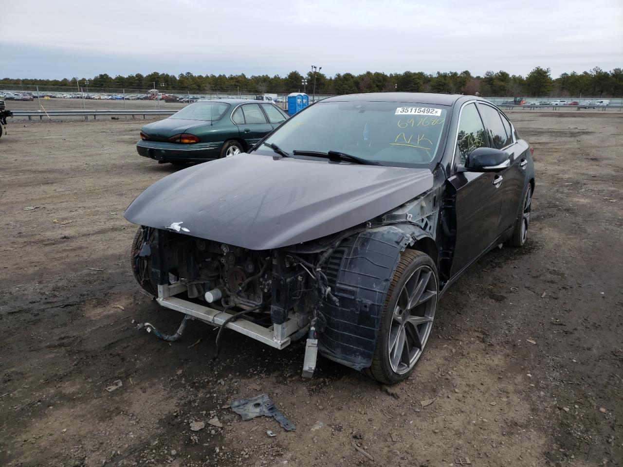 Photo 2 from auction – 2014 INFINITI Q50 BASE with VIN JN1BV7AR8EM697680
