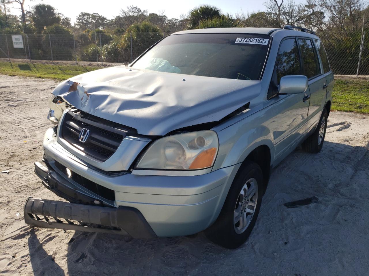 Photo 2 from auction – 2003 HONDA PILOT EXL with VIN 2HKYF18563H577078