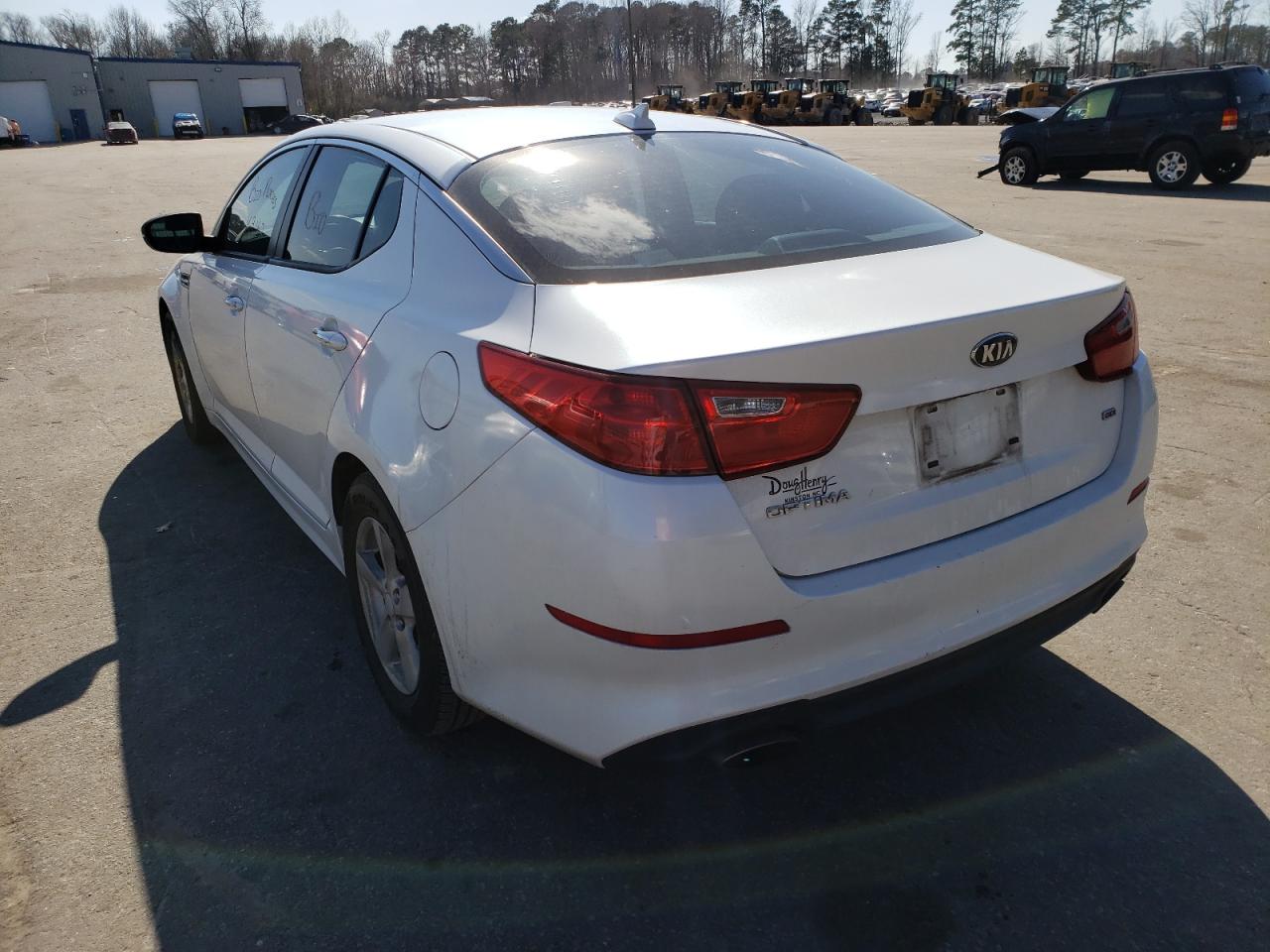 Photo 3 from auction – 2014 KIA OPTIMA LX with VIN KNAGM4A7XE5475233