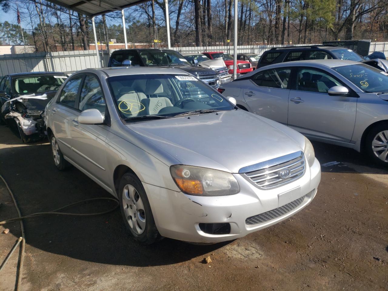 KIA SPECTRA EX 2009 with VIN KNAFE221395600652 - Photo from auction
