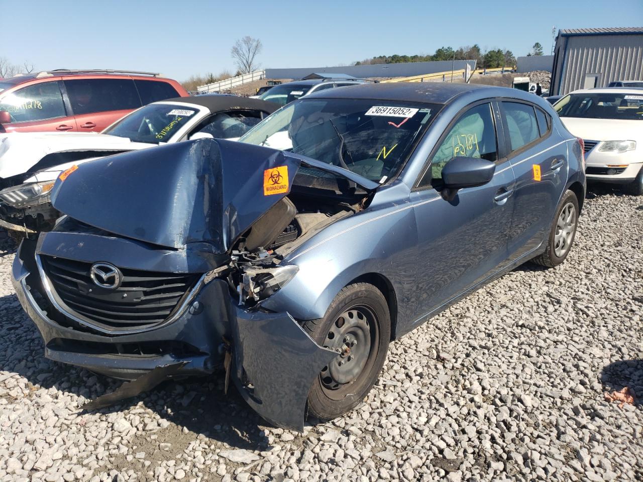 Photo 2 from auction – 2014 MAZDA 3 SPORT with VIN JM1BM1K71E1181382