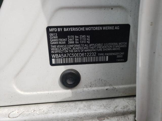 Photo 10 from auction – 2014 BMW 528 XI with VIN WBA5A7C50ED612232