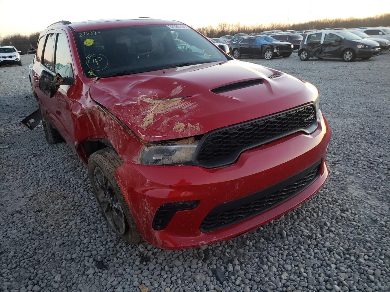 DODGE DURANGO GT 2021 with VIN 1C4RDHDG4MC547116 - Photo from auction