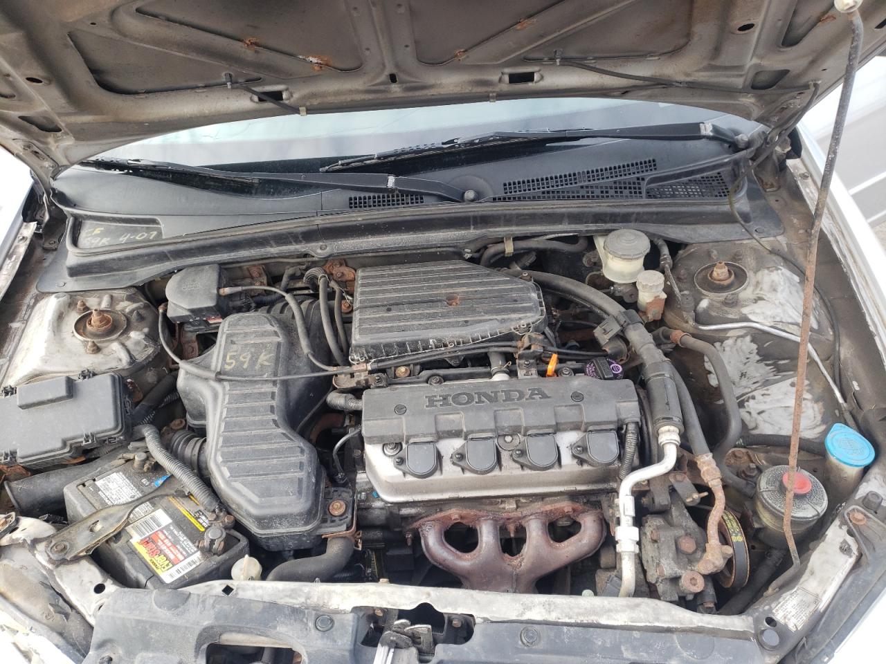 صورة رقم 7 من المزاد - 2002 HONDA CIVIC مع VIN 2HGES155X2H592033