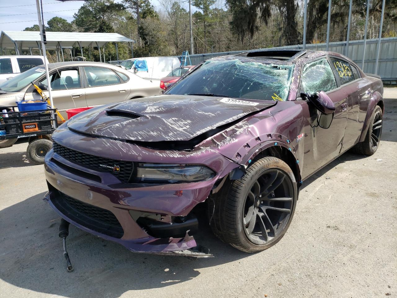 Photo 2 from auction – 2021 DODGE CHARGER SC with VIN 2C3CDXGJ8MH592911