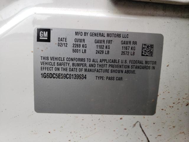 Photo 10 from auction – 2012 CADILLAC CTS LUXURY with VIN 1G6DC5E59C0139934