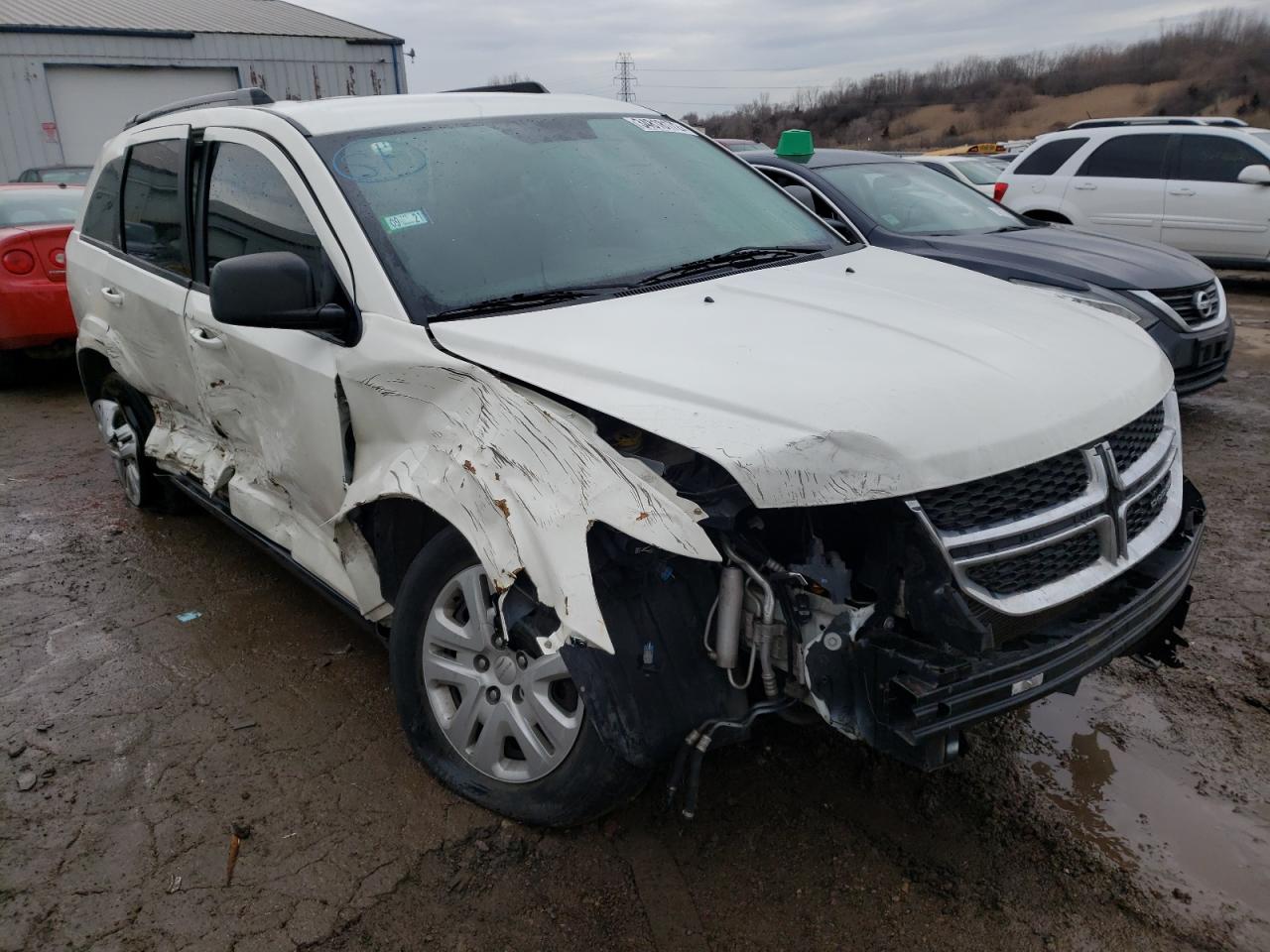 DODGE JOURNEY SE 2017 with VIN 3C4PDCAB0HT609401 - Photo from auction