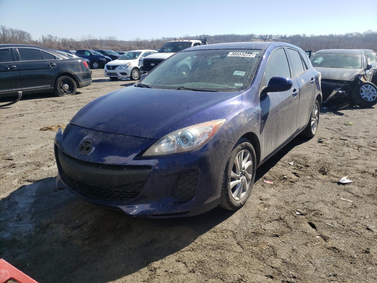 Photo 2 from auction – 2012 MAZDA 3 I with VIN JM1BL1M89C1611343