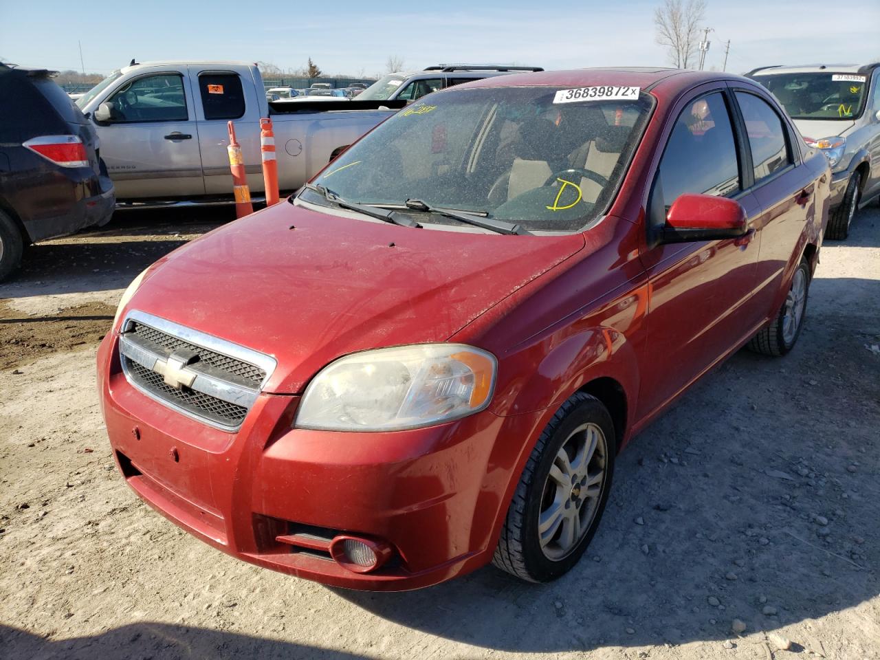 Photo 2 from auction – 2011 CHEVROLET AVEO LT with VIN KL1TG5DE7BB116287