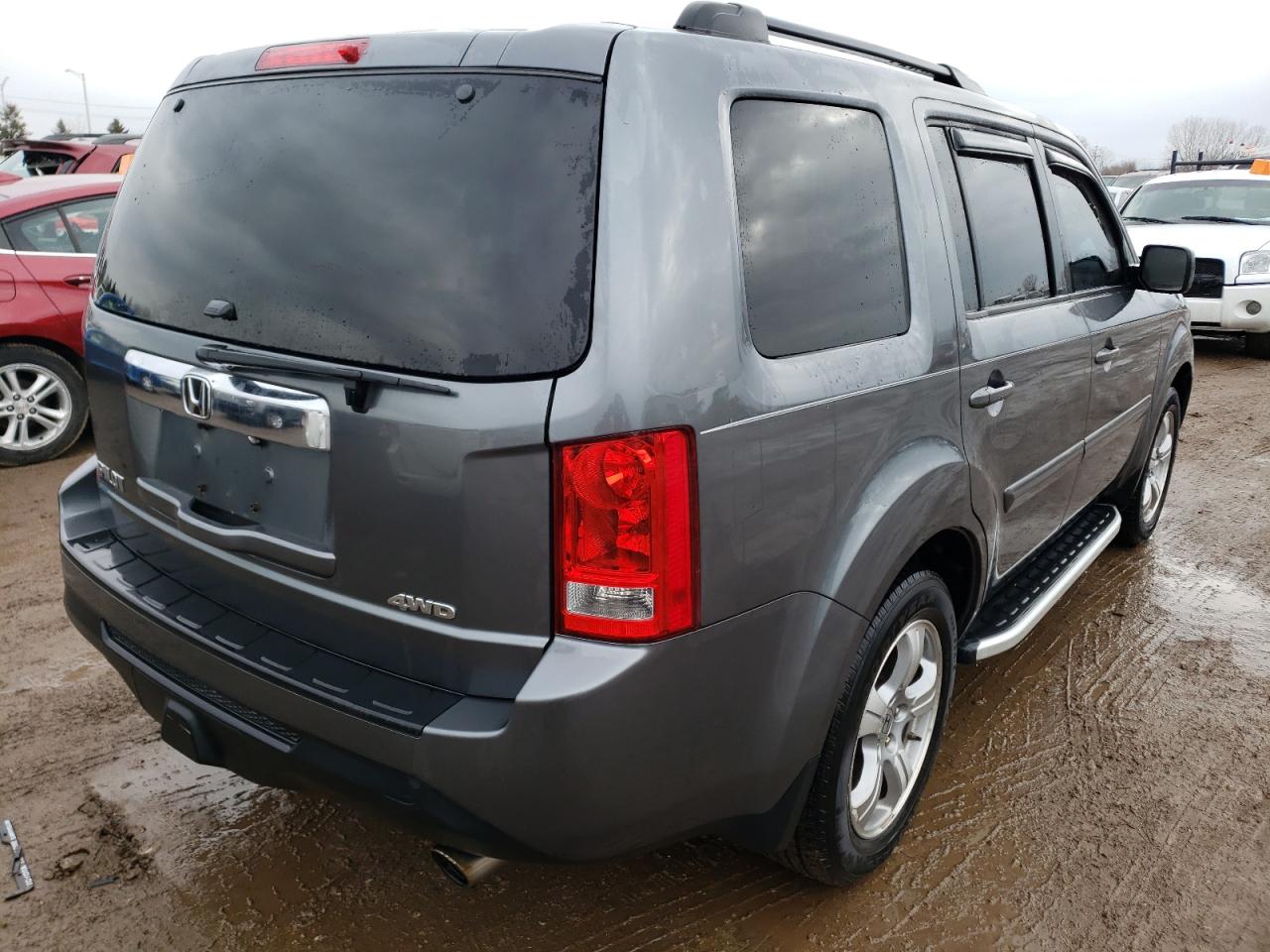 Photo 4 from auction – 2013 HONDA PILOT EXL with VIN 5FNYF4H59DB051335