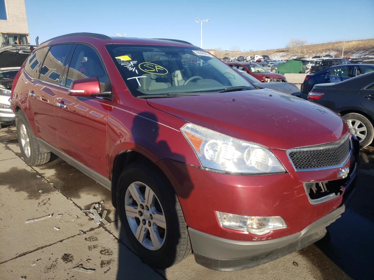 CHEVROLET TRAVERSE L 2010 with VIN 1GNLVFED9AJ263443 - Photo from auction