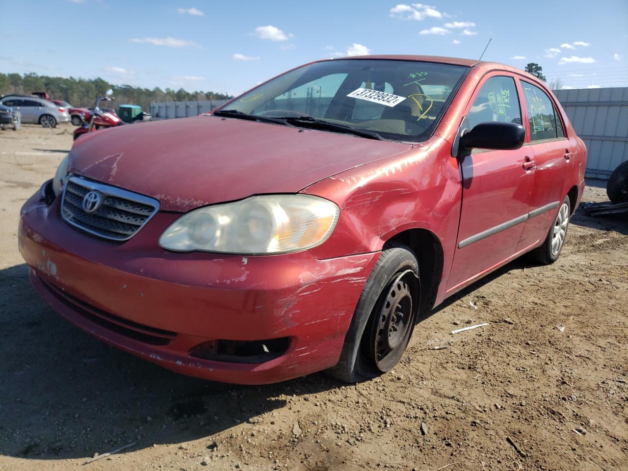 Photo 2 from auction – 2005 TOYOTA COROLLA CE with VIN JTDBR32E850055568