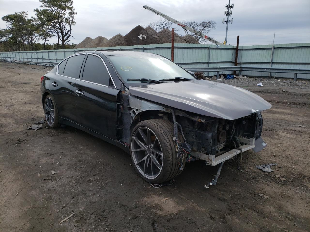 INFINITI Q50 BASE 2014 with VIN JN1BV7AR8EM697680 - Photo from auction