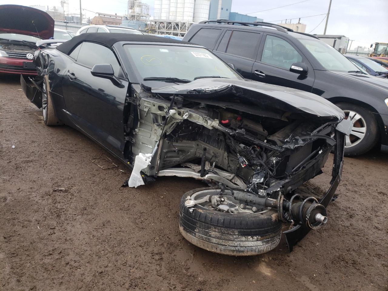 CHEVROLET CAMARO LT 2018 with VIN 1G1FB3DS4J0125000 - Photo from auction