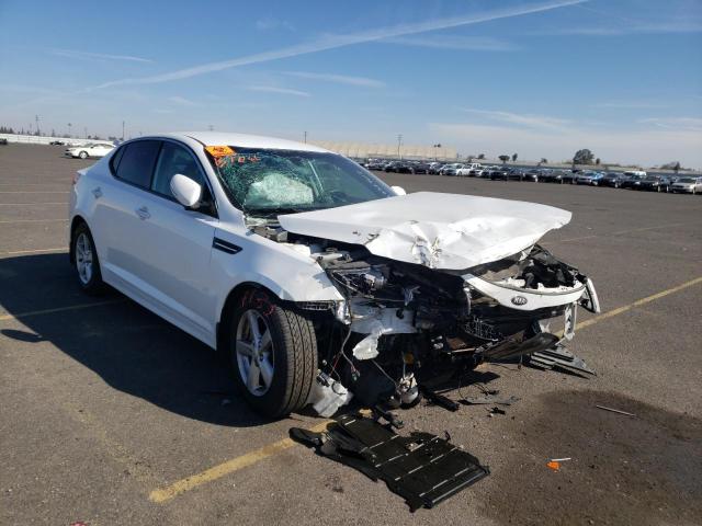 KIA OPTIMA LX 2014 with VIN 5XXGM4A77EG343254 - Photo from auction