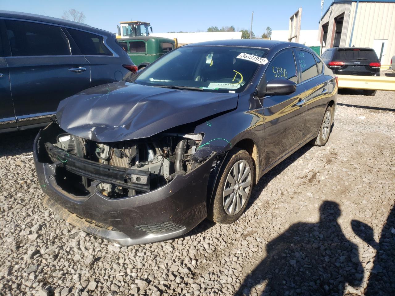 Photo 2 from auction – 2019 NISSAN SENTRA S with VIN 3N1AB7AP1KY310155
