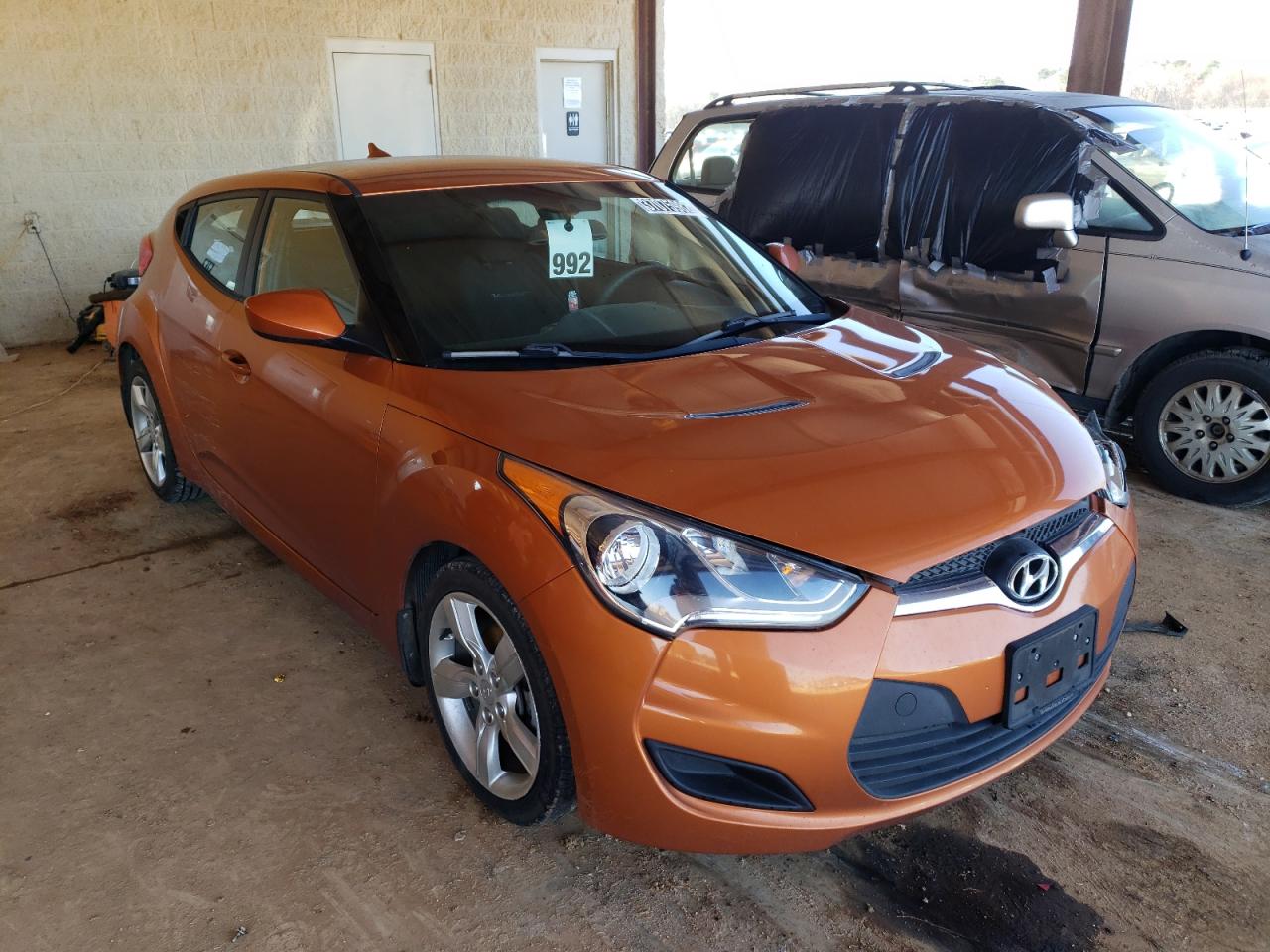 HYUNDAI VELOSTER 2015 with VIN KMHTC6AD3FU235711 - Photo from auction