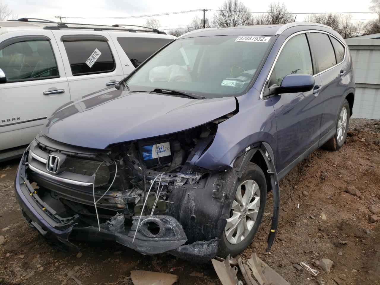 Photo 2 from auction – 2014 HONDA CR-V EXL with VIN 5J6RM4H79EL081309