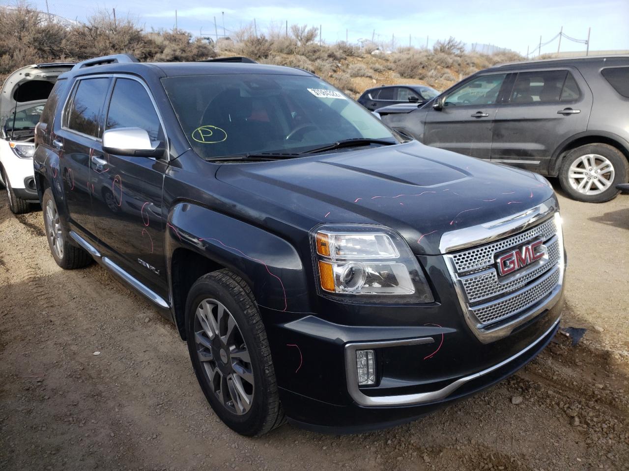 GMC TERRAIN DE 2017 with VIN 2GKFLVE3XH6125113 - Photo from auction