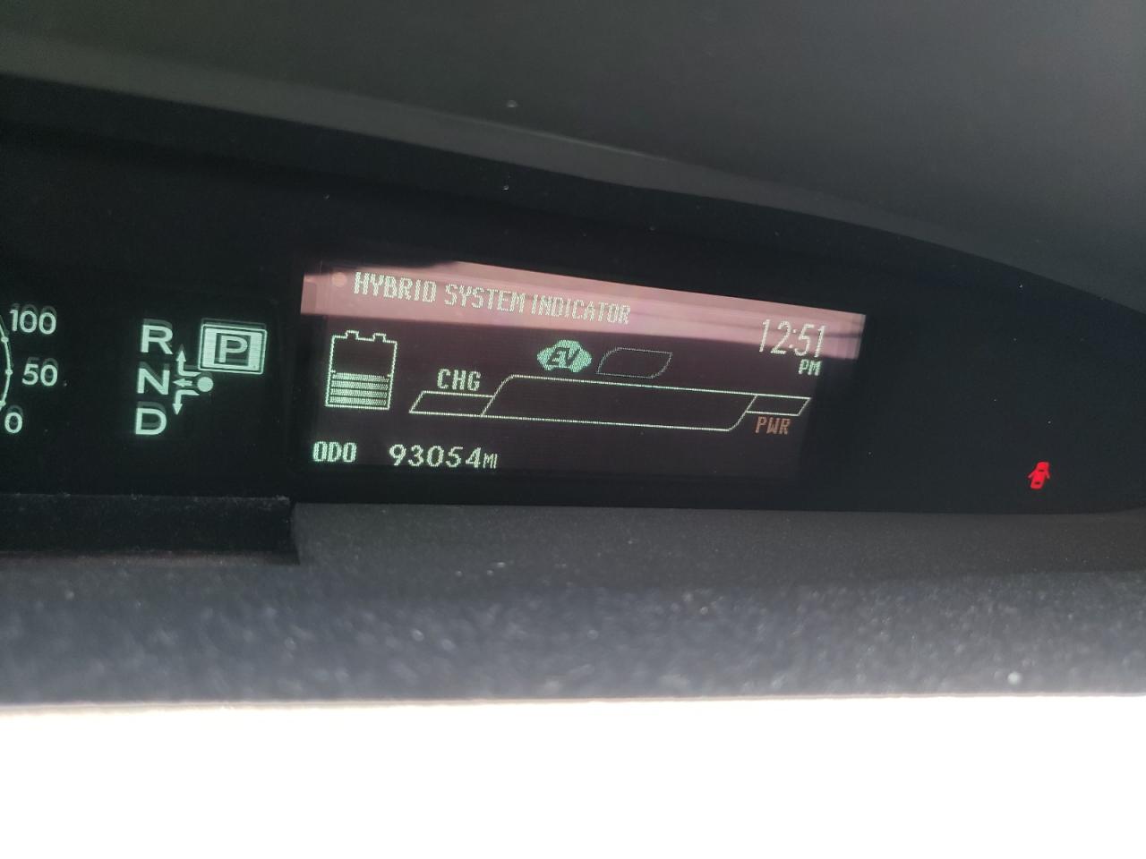 Photo 8 from auction – 2012 TOYOTA PRIUS with VIN JTDKN3DU2C1569231