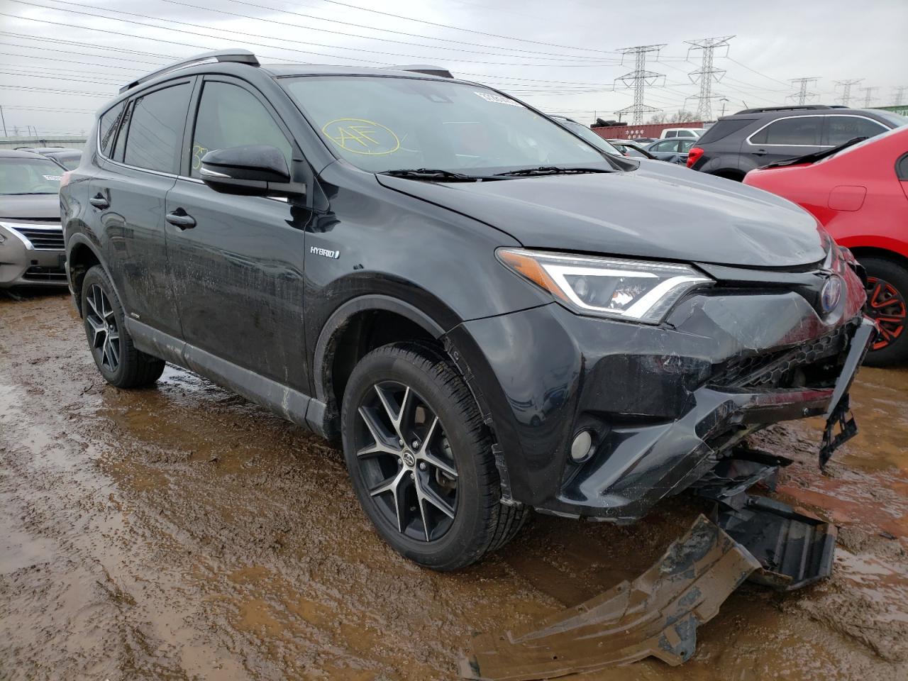 TOYOTA RAV4 HV SE 2017 with VIN JTMJJREV0HD102767 - Photo from auction