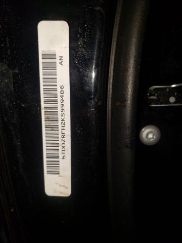 Photo 10 from auction – 2019 TOYOTA HIGHLANDER with VIN 5TDDZRFH2KS999486
