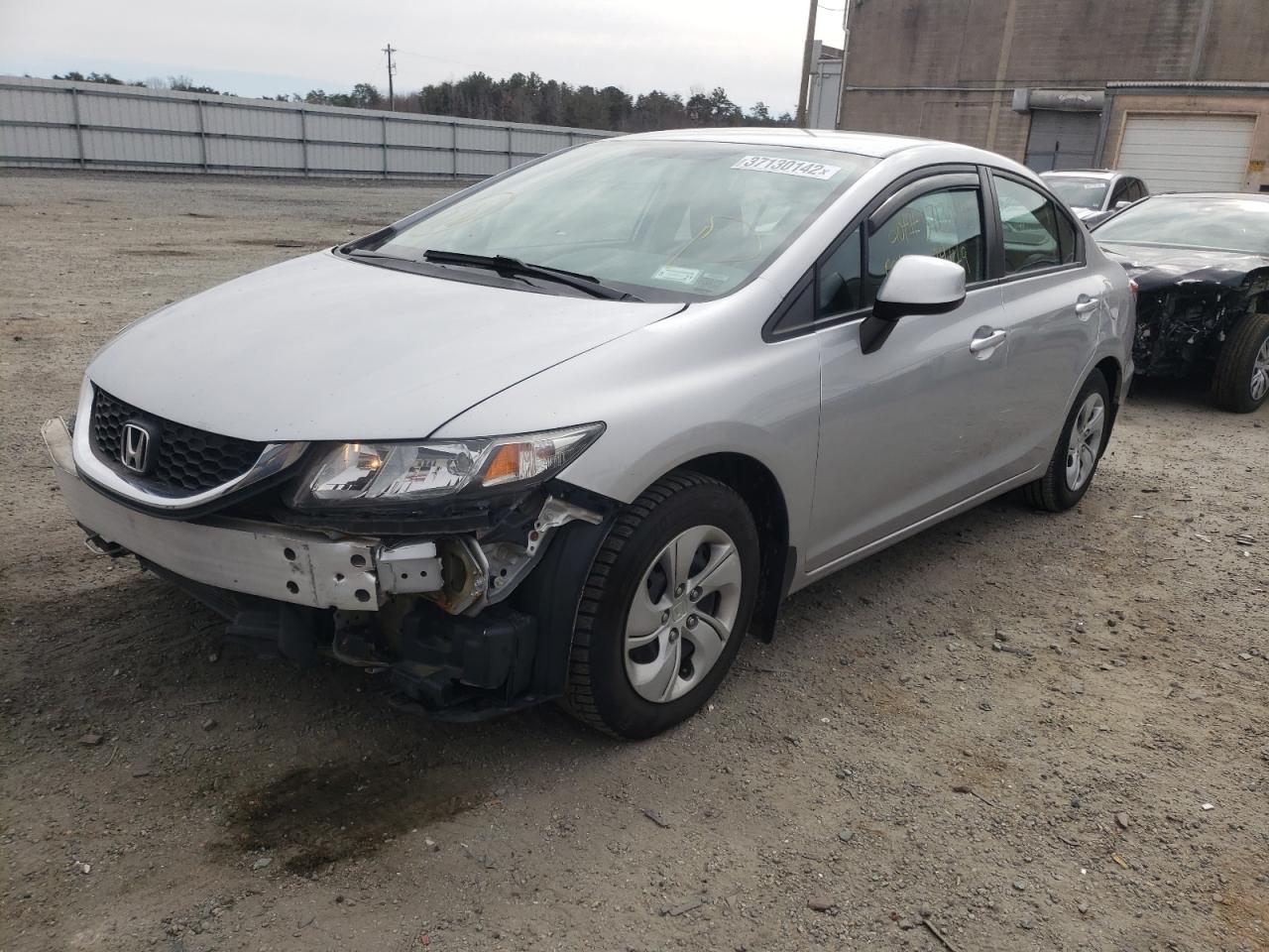 Photo 2 from auction – 2013 HONDA CIVIC LX with VIN 2HGFB2F58DH593371