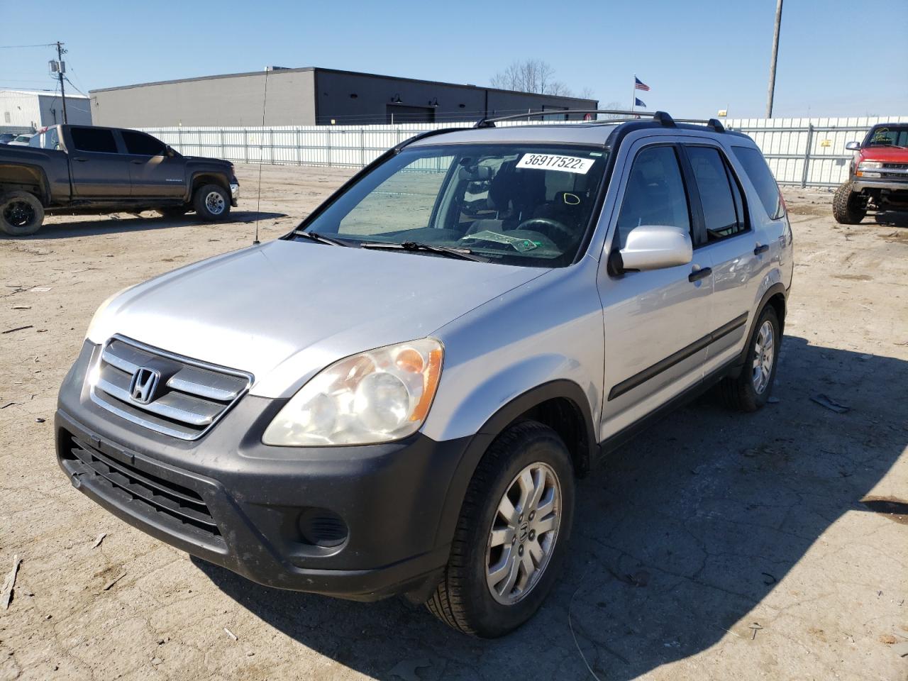 Photo 2 from auction – 2006 HONDA CR-V EX with VIN JHLRD77826C060193