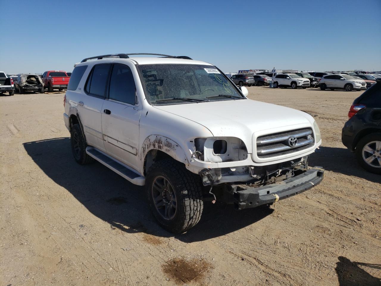 TOYOTA SEQUOIA SR 2003 with VIN 5TDBT44A13S144507 - Photo from auction