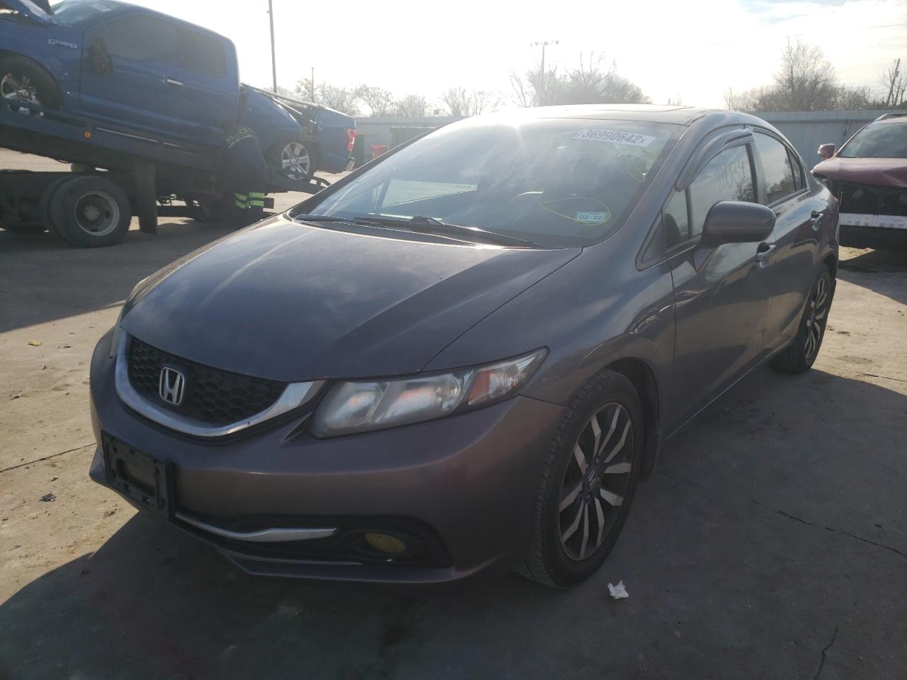 Photo 2 from auction – 2015 HONDA CIVIC EXL with VIN 19XFB2F93FE077337