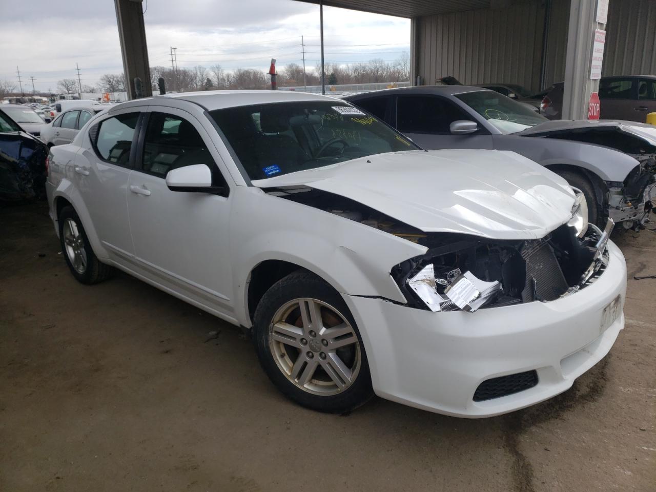 DODGE AVENGER SX 2012 with VIN 1C3CDZCB7CN185310 - Photo from auction