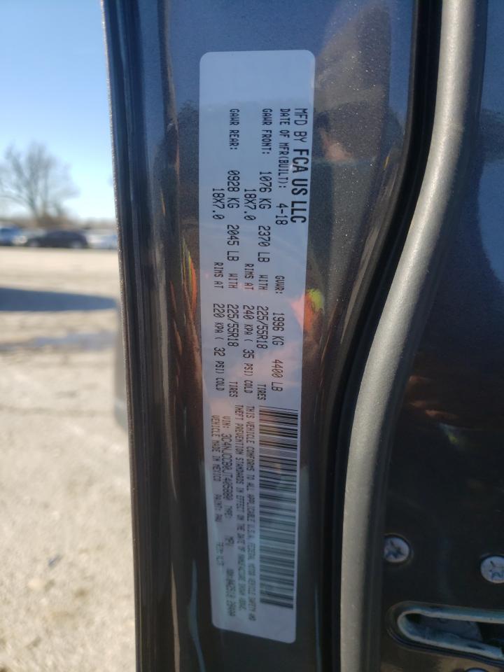 Photo 10 from auction – 2018 JEEP COMPASS LI with VIN 3C4NJCCB0JT405880