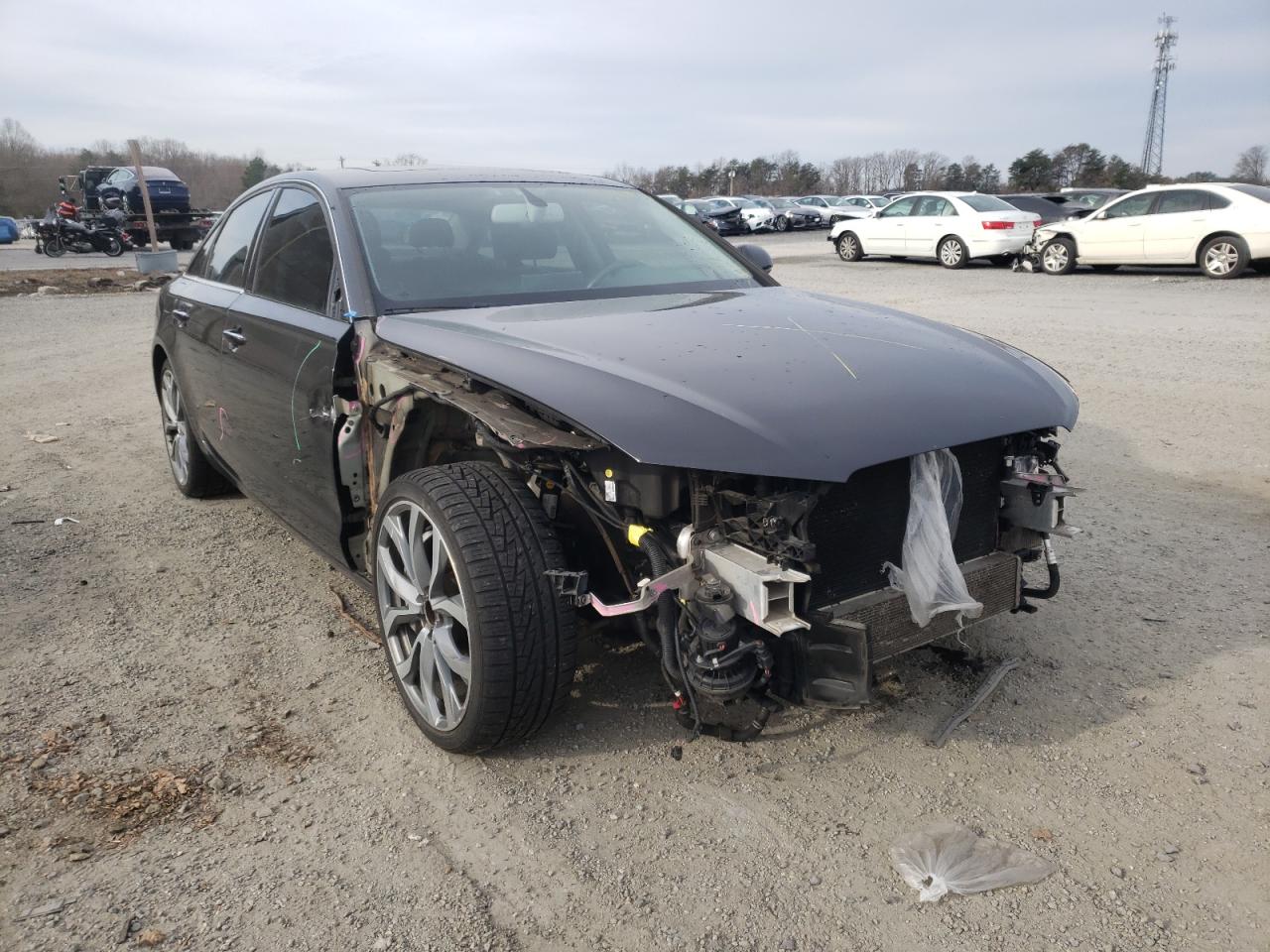 AUDI A6 PREMIUM 2013 with VIN WAUGGAFC5DN055311 - Photo from auction