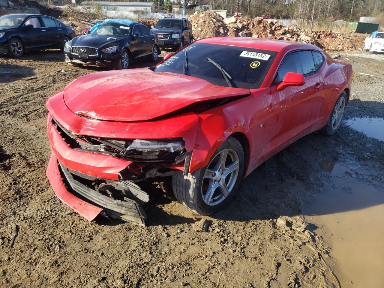 Photo 2 from auction – 2018 CHEVROLET CAMARO LT with VIN 1G1FB1RS8J0100677