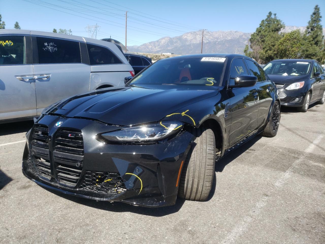 Photo 2 from auction – 2022 BMW M3 COMPETI with VIN WBS33AY00NFM15900
