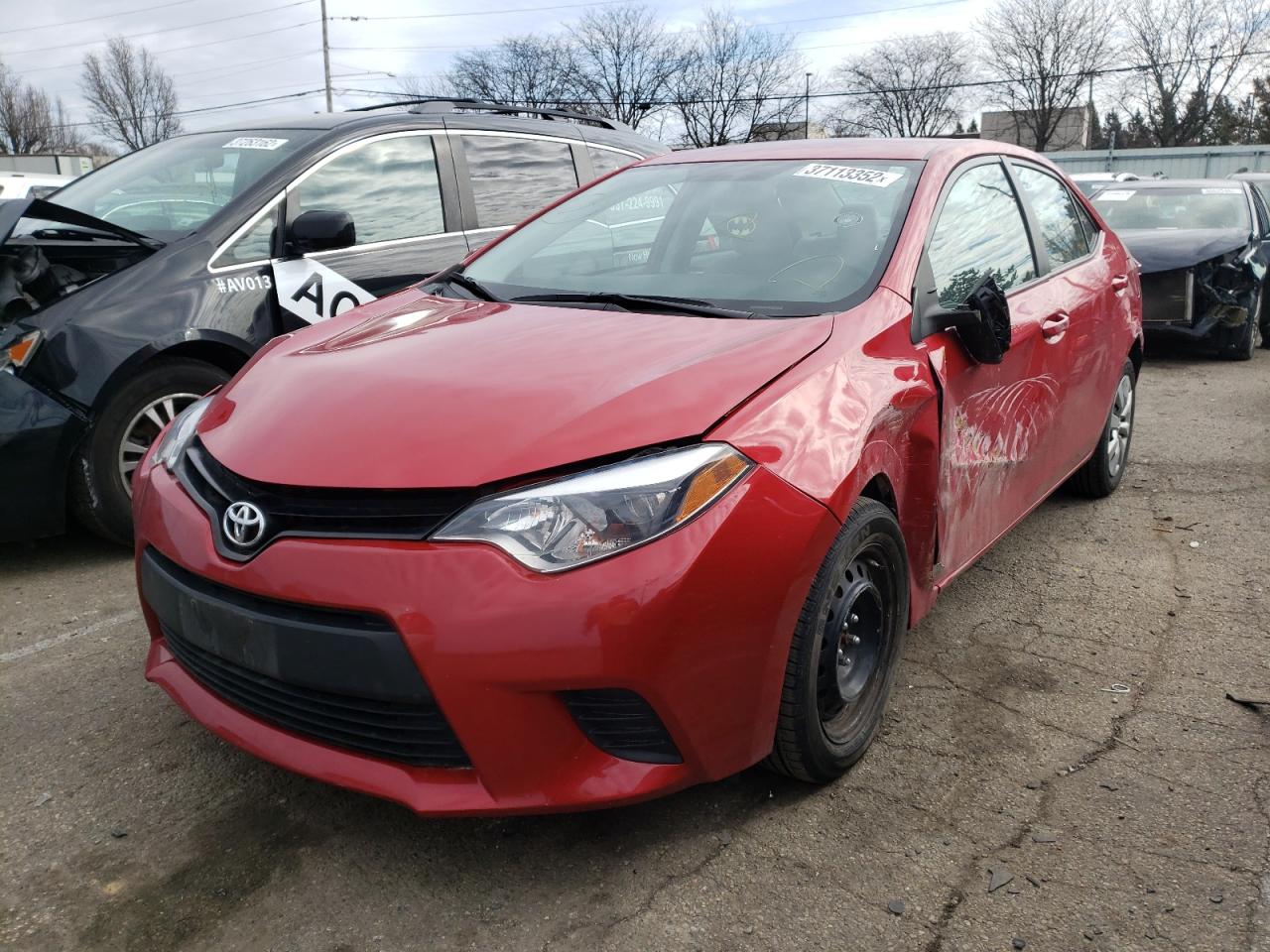 Photo 2 from auction – 2014 TOYOTA COROLLA L with VIN 2T1BURHE4EC090106